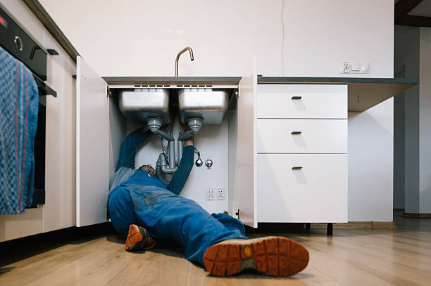 Professional Drain Cleaning technician working in Simsbury, CT